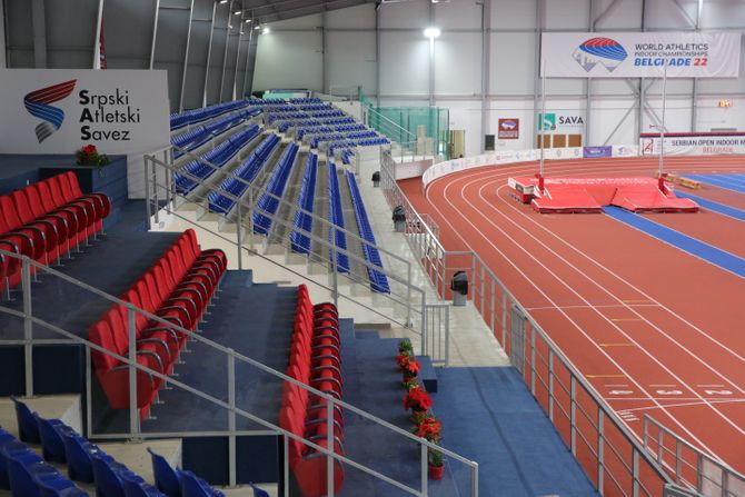 Atletska dvorana Banjica, Atletski stadion, kompleks