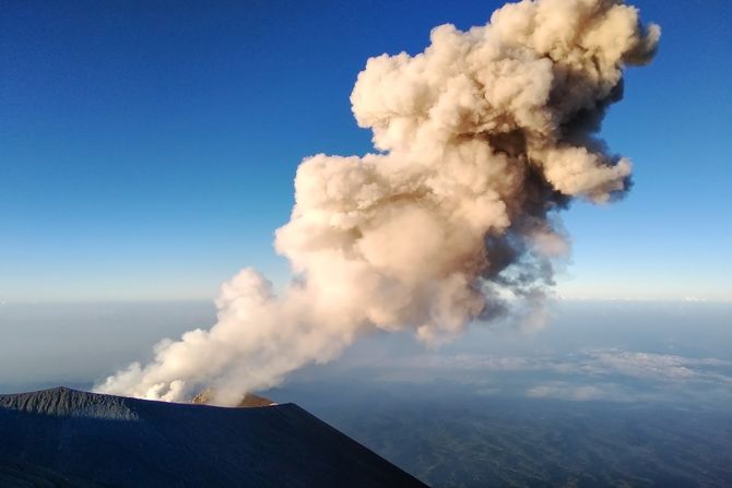 Mount Semeru vulkan