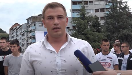 Lider Građanske inicijative Srpski opstanak Aleksandar Arsenijević Severna Kosovska Mitrovica