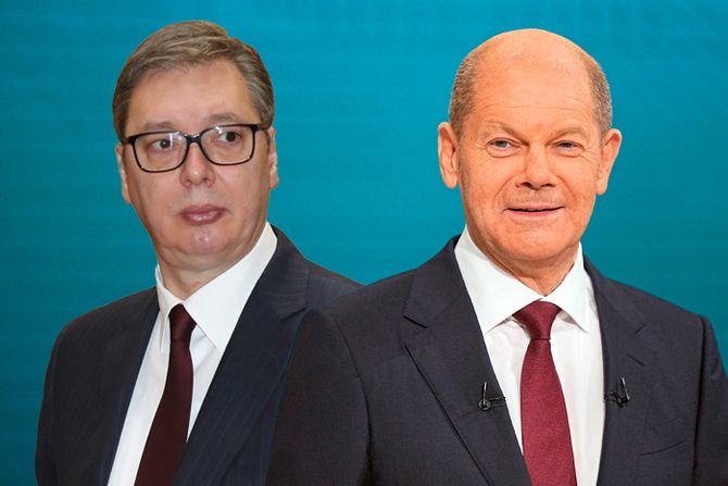 Aleksandar Vučić i Olaf Scholz, Olaf Šolc