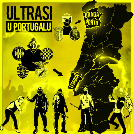 Ultrasi u Portugalu, Mapa Ultrasi u Portugalu, Mapa