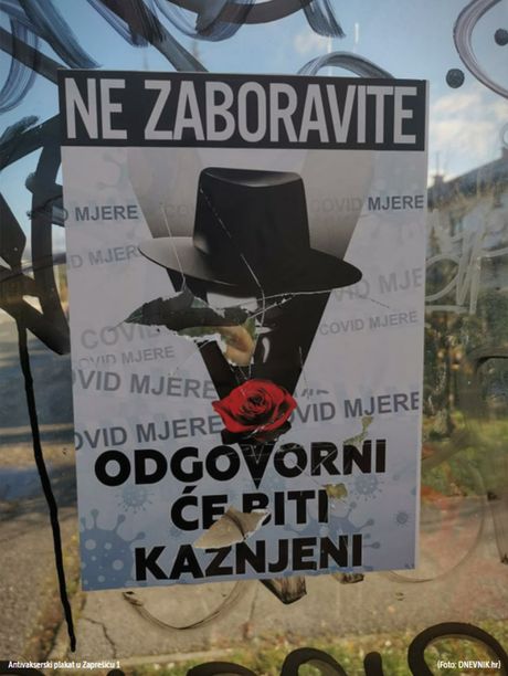 Rijeka, U Rijeci i Zaprešiću osvanuli antivakserski plakati