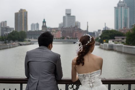 Kina venčanje mladenci