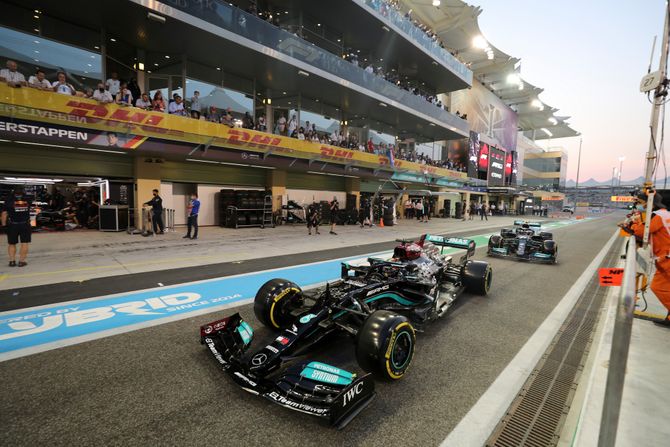 Abu Dhabi F1 GP Auto Racing