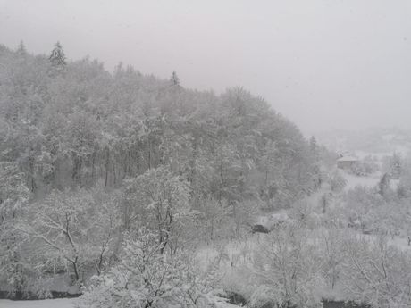 Sneg u Ivanjici i Novoj Varoši, nevreme. mećava