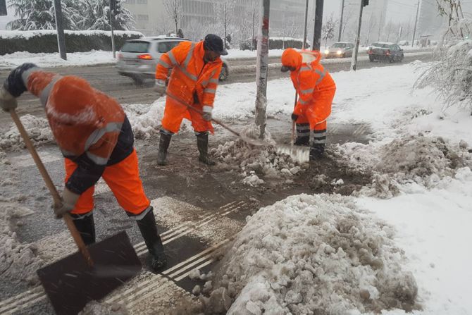 čišćenje snega, vejavica,