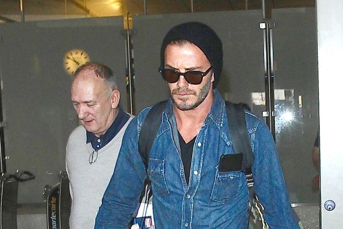 Dejvid i Ted Bekam / David Beckham and Ted Beckham Dejvid i Ted Bekam / David Beckham and Ted Beckham