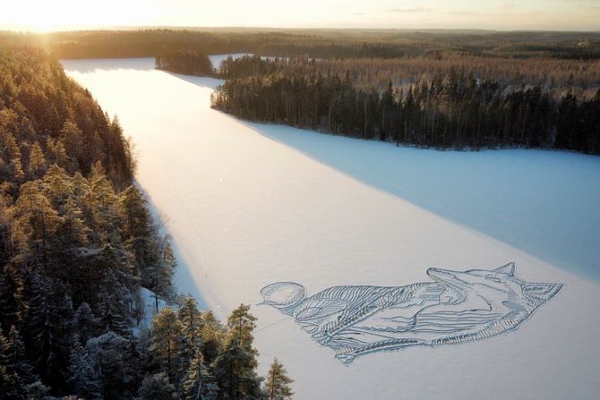 Zaleđeno jezero Helsinki