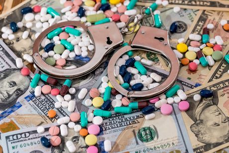 Droga lekovi tablete zaplena policija novac dolari