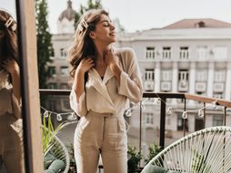 košulja, pantalone, moda, žena