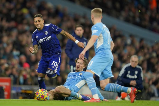 Fudbal Premijer liga Mančester Siti Lids Manchester City Leeds United