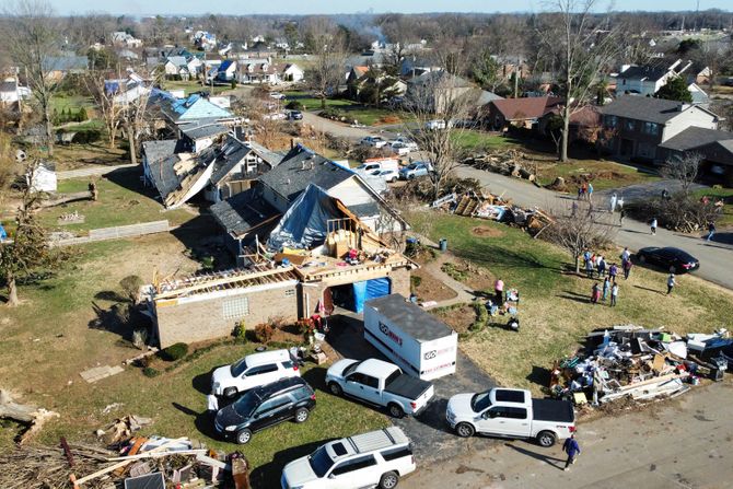 Tornado Kentaki porodice deca Bosna imigranti