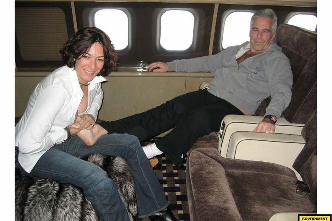 Jeffrey Epstein Ghislaine Maxwell Gislejn Maksvel Džefri Epstajn