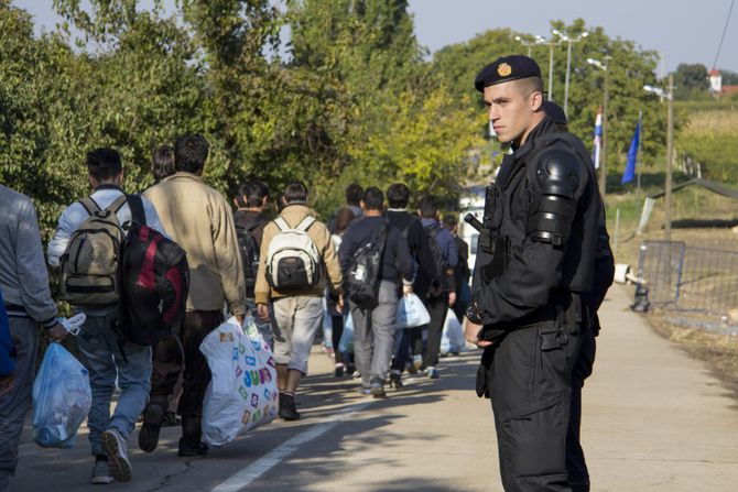 Hrvatska policija migranti