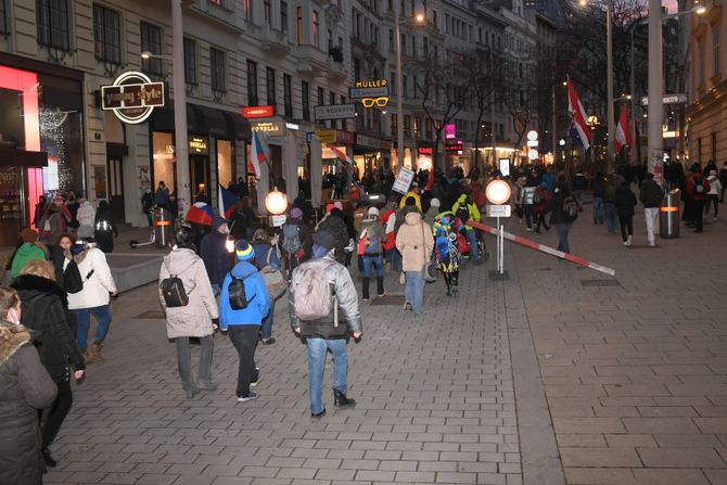 Austrija, Beč, demonstracije, kovid, protest