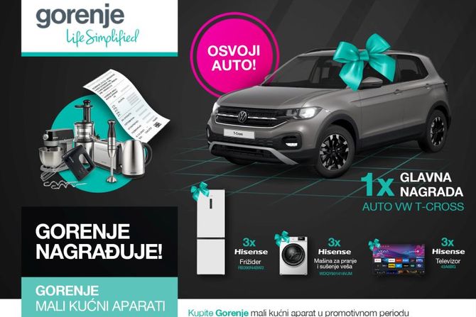 Gorenje nagradna igra