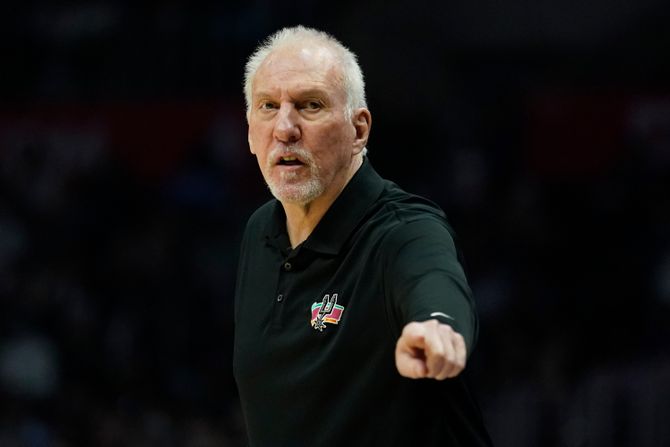 Košarka trener NBA liga San Antonio Spurs Spars Greg Popvić Gregg Popovich Košarka trener NBA liga San Antonio Spurs Spars Greg Popvić Gregg Popovich