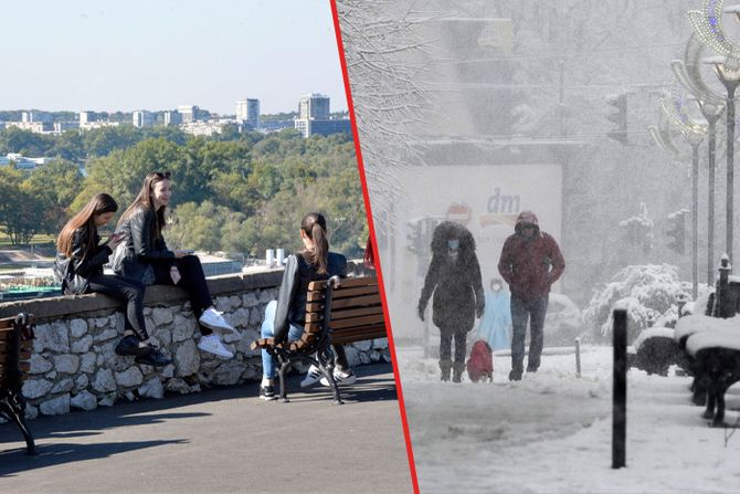 Zima toplo sneg najava vremena