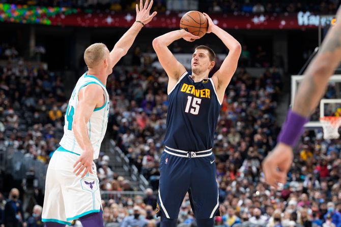 Nikola Jokić, Denver Nagets, Šarlot Hornets, NBA