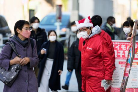 Virus Outbreak Japan Christmas