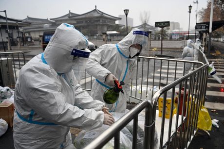 Xi'an Kina korona virus lokdaun Sijam