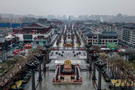 Xi'an Kina korona virus lokdaun Sijam