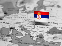 Region, Srbija, mapa