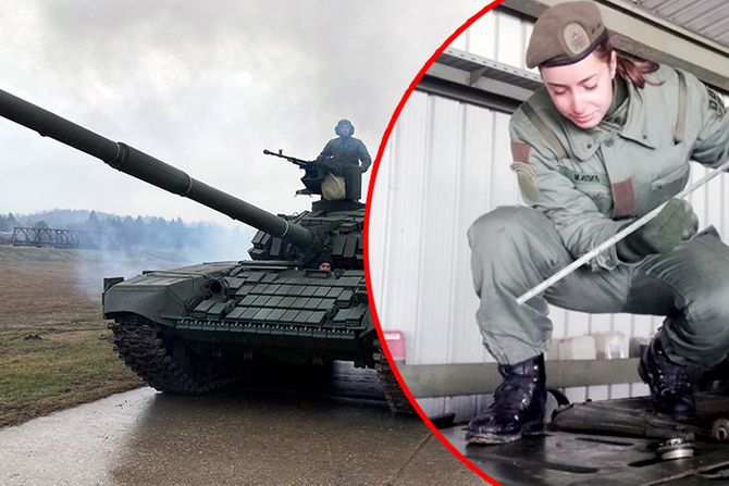 Obuka vojnika u Tenkovskom bataljonu T 72 M Vojska Tenk