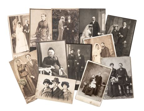 Parovi, Zaljubljeni, brakovi, 1890 godina, stari, nekada