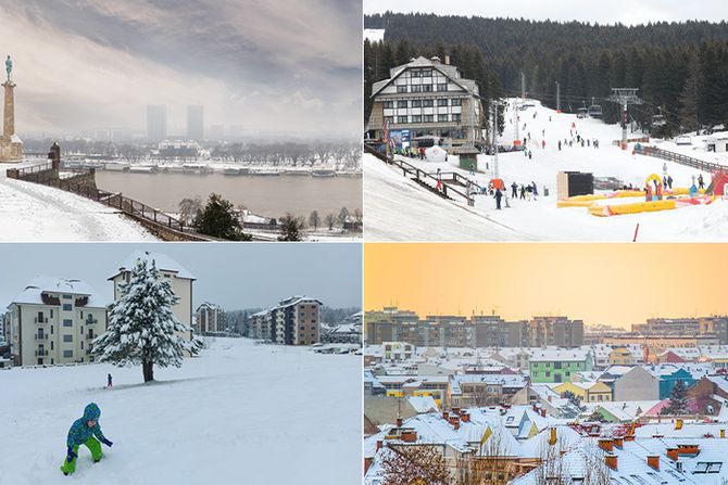 Beograd, Novi Sad, Zlatibor, Kopaonik