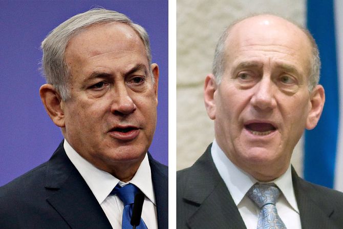 Benjamin Netanijahu  Ehud Olmert