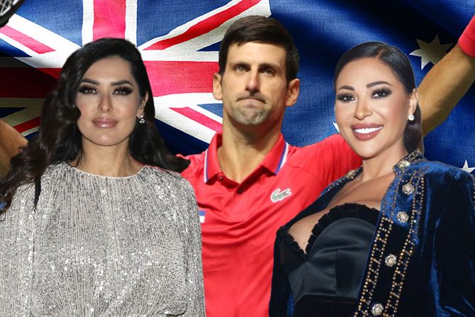 Tanja Savić, Novak Đoković, Svetlana Ceca Ražnatović, Australija