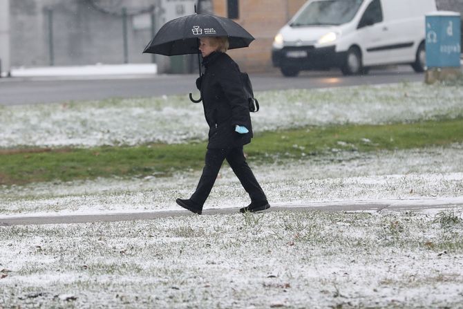 Hrvatska VREMEnska prognoza sneg NEVREME