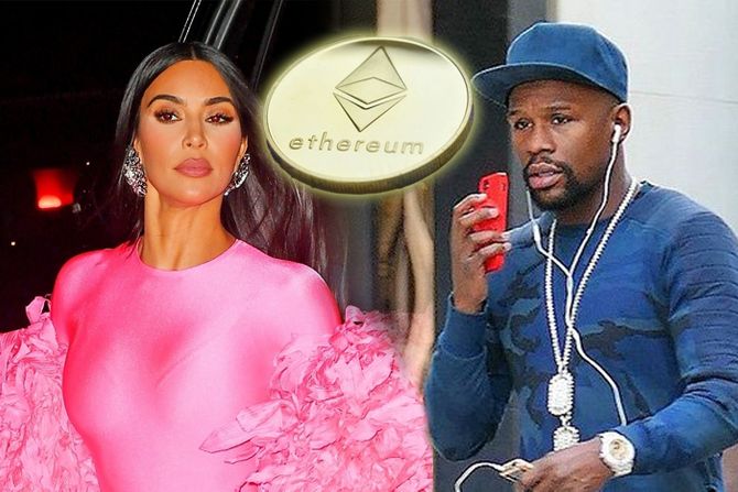 Kim Kardašijan, Flojd Mejveder i Ethereum