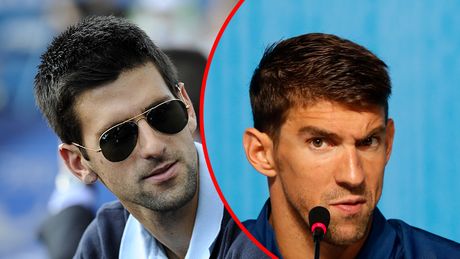 Novak Đoković Majkl Felps Michael Phelps