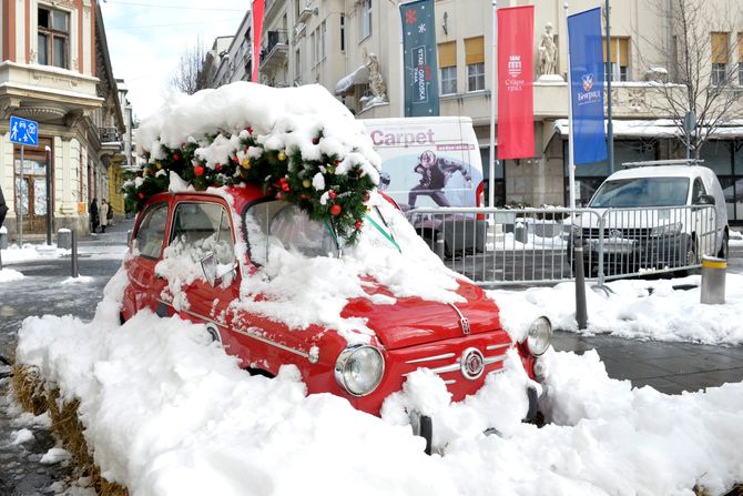 ZIMA SNEG ZAVEJANI BEOGRAD VREMENSKA PROGNOZA