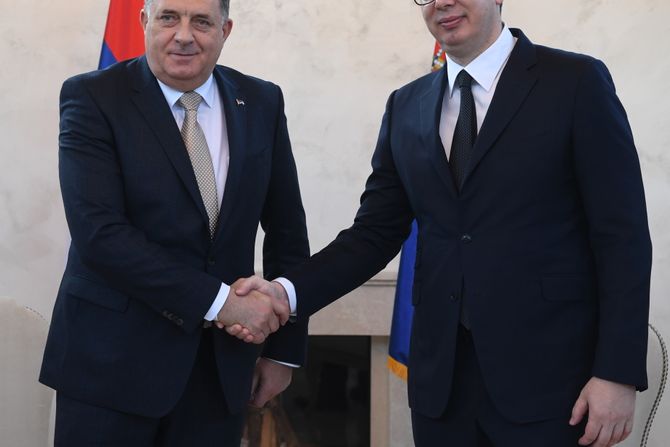 Aleksandar Vučić, Milorad Dodik,