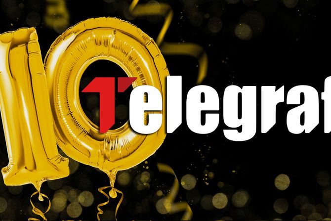 10 deseti rođendan Telegraf čestitka