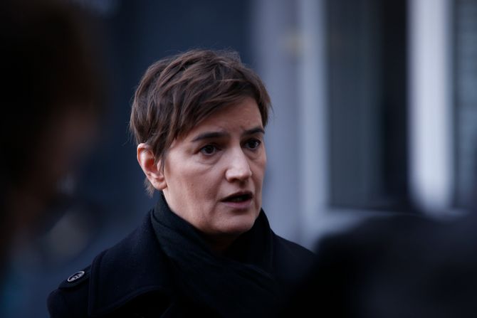 Ana Brnabić  Referendum glasanje