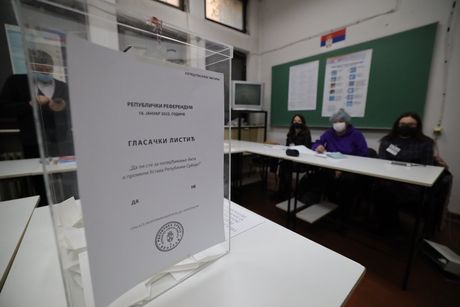 Referendum glasanje pokrivalice, glasačka kutija , glasačko mesto, glasački listići