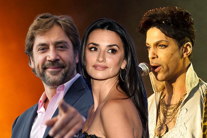 Javier Bardem, Penélope Cruz, Prince