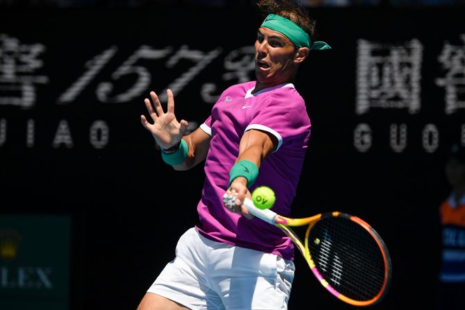 Nadal bez problema rešava i drugi zadatak na Australijan openu Nadal bez problema rešava i drugi zadatak na Australijan openu
