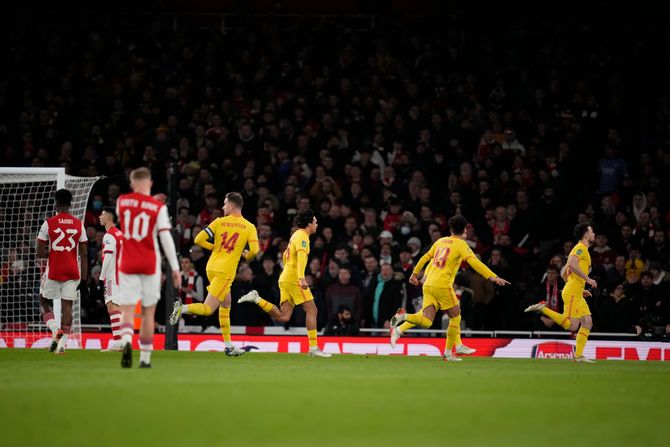 Diogo Žota, Arsenal - Liverpul