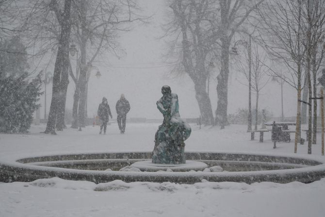 Beograd zima sneg