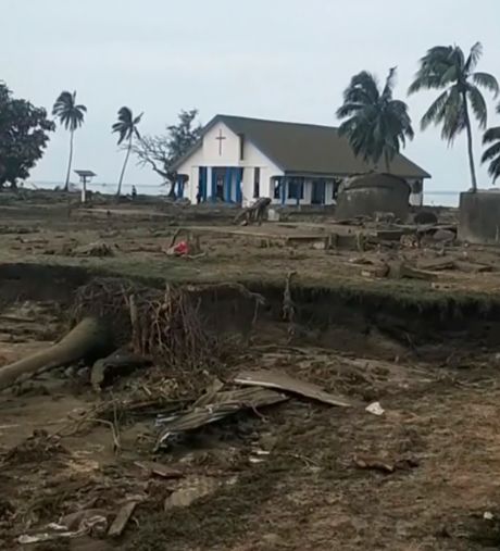 Tonga cunami erupcija vulkana