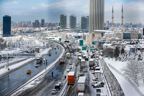Turska, Istanbul, sneg, zima