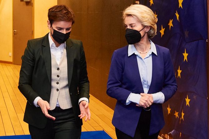 Ana Brnabić  Ursula von der Leyen