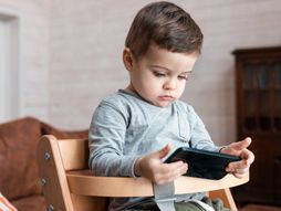 dečak, telefon, beba