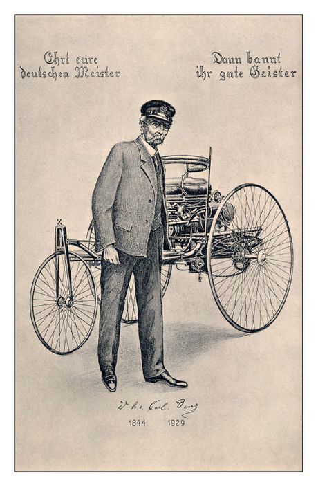 Karl Benz, patent za prvi automobil na benzin, gasoline-powered car Karl Benz, patent za prvi automobil na benzin, gasoline-powered car