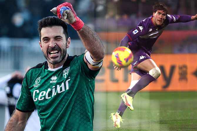 Gianluigi Buffon, Đanluiđi Bufon, Dušan Vlahović